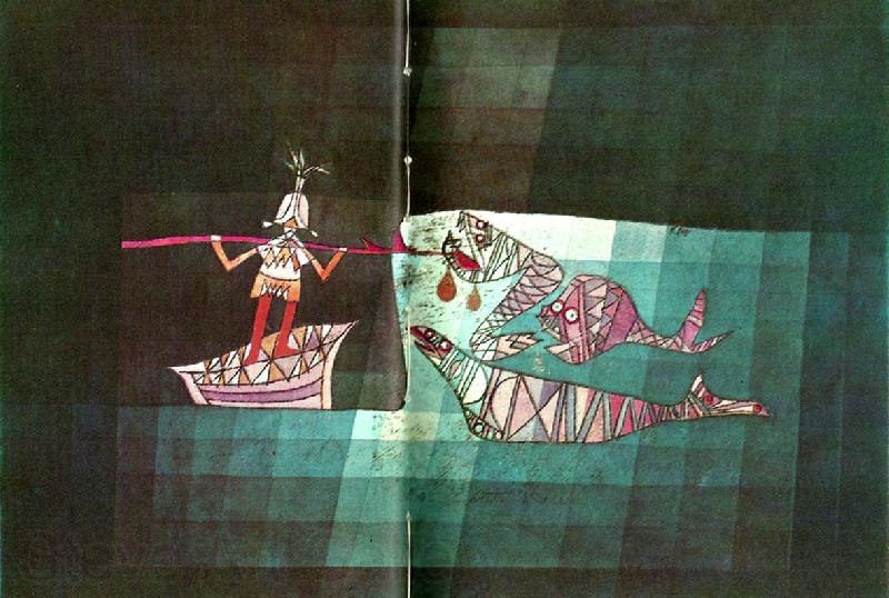 Paul Klee stridsscen i den fantastiska komiska operan